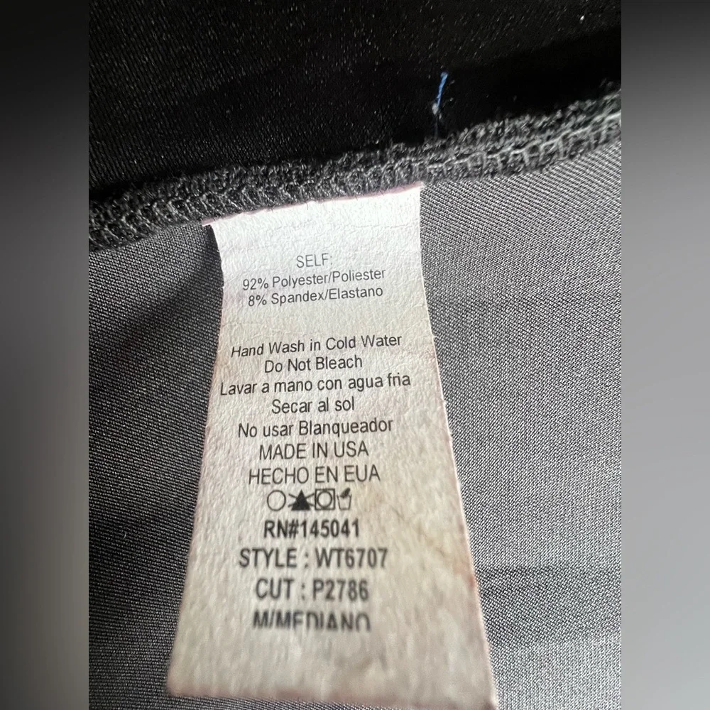 Black High-Low Peplum Dress - Picture 7 of 10